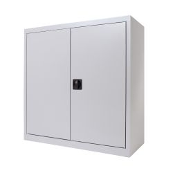 Armario Metálico Puertas Batientes 70x80x45 cm Ral 7035 Incluye 1 Balda
