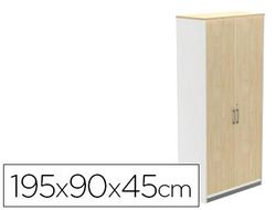 Kit Store 195 x 90 x 45 Estructura Blanca/Puertas Totales Blanco