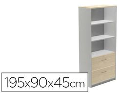 Kit Store 195 x 90 x 45 Estructura Aluminio/Frontales Blanco