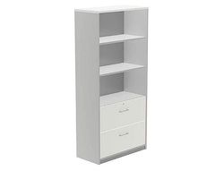 Kit Store 195 x 90 x 45 Estructura Aluminio/Frontales Blanco