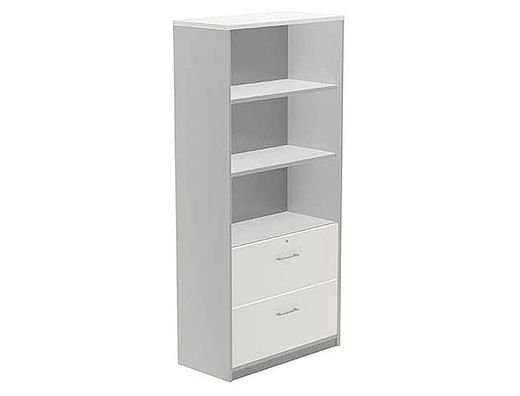 Kit Store 195 x 90 x 45 Estructura Aluminio/Frontales Blanco