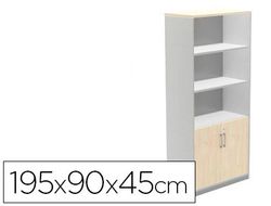 Modelo Kit Store 195 x 90 x 45 Estructura Aluminio/Puertas Blanco