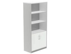 Modelo Kit Store 195 x 90 x 45 Estructura Aluminio/Puertas Blanco