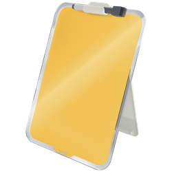 Atril escritorio cristal Leitz Cosy, amarillo