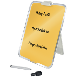 Atril escritorio cristal Leitz Cosy, amarillo