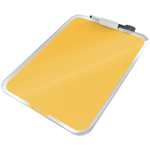 Atril escritorio cristal Leitz Cosy, amarillo