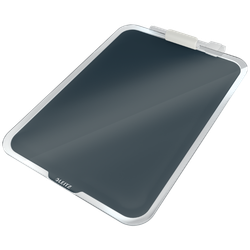 Atril escritorio cristal Leitz Cosy, gris