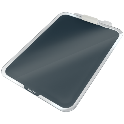 Atril escritorio cristal Leitz Cosy, gris