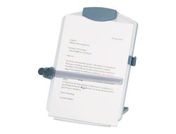 Atril para Ordenador de Sobremesa Q-Connect -Base Regulable de Plastico