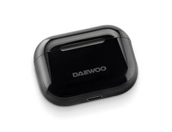 Auricular daewoo tws bluetooth 5.3 usb tipo-c con estuche de carga 500mah color negro