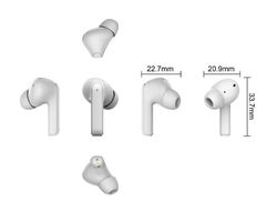 Auricular daewoo tws in-ear bluetooth 5.3 con estuche de carga usb tipo-c autonomia 6 horas color blanco