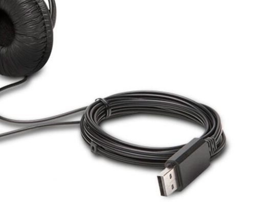Auricular kensington hi-fi con microfono usb cable 180 cm