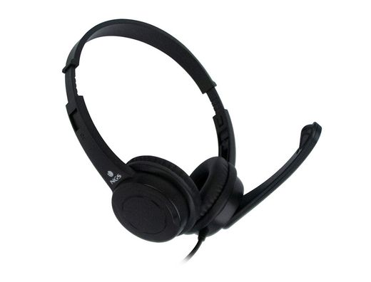 Auricular ngs vox 505 microfono y control de volumen diadema ajustable jack 3,5 mm longitud cable