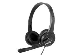 Auricular ngs vox 505 microfono y control de volumen diadema ajustable jack 3,5 mm longitud cable