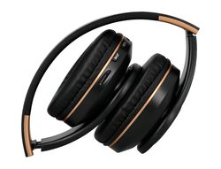 Auricular q-connect bluetooth diadema ajustable color negro