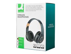 Auricular q-connect bluetooth diadema ajustable color negro
