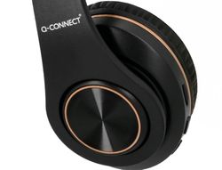 Auricular q-connect bluetooth diadema ajustable color negro