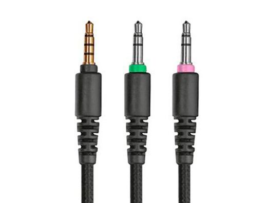 Auricular q-connect gaming con microfono ajustable e iluminacion led color negro