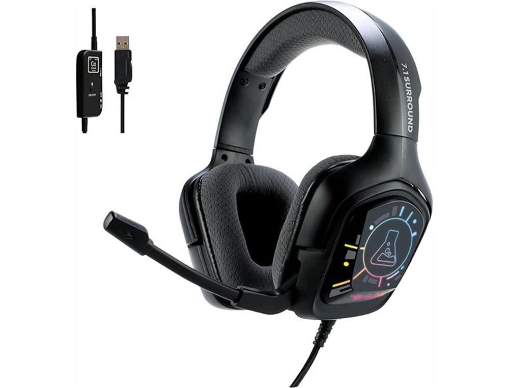 Auriculares gaming the g-lab korp-cobalt-7.1-ex jack 3.5 mm