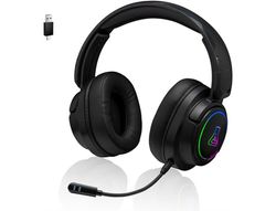 Auriculares gaming the g-lab korp-iridium inalambricos negro