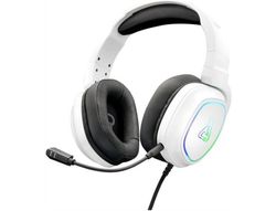 Auriculares gaming the g-lab korp-radium-white jack 3.5 mm usb blanco