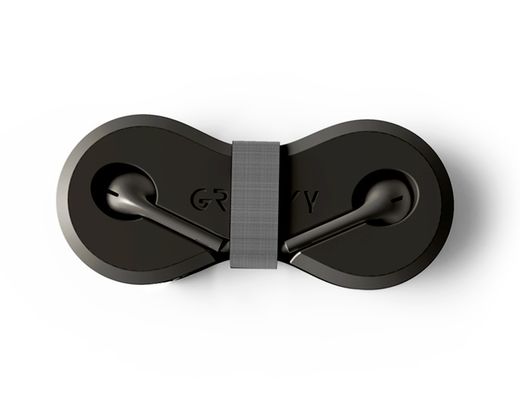 Auriculares groovy con microfono y estuche conector tipo-c color negro