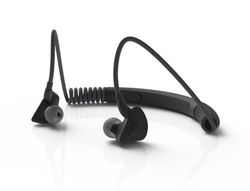 Auriculares groovy sport bluetooth neckband con microfono color gris oscuro