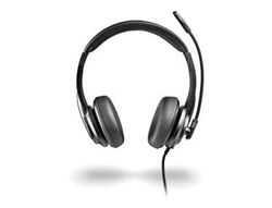 Auriculares ngs vox605 con cable estereo usb-c con control de volumen y adaptador usb color negro