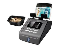 Balanza contadora de dinero safescan 6165 cuenta monedas billetes cartuchos de monedas y fajos de billetes