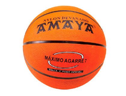 Balon amaya de basket caucho naranja n 6