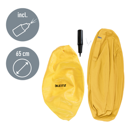 Balón de asiento Active de 65 cm de diámetro Ergo Cosy, amarillo