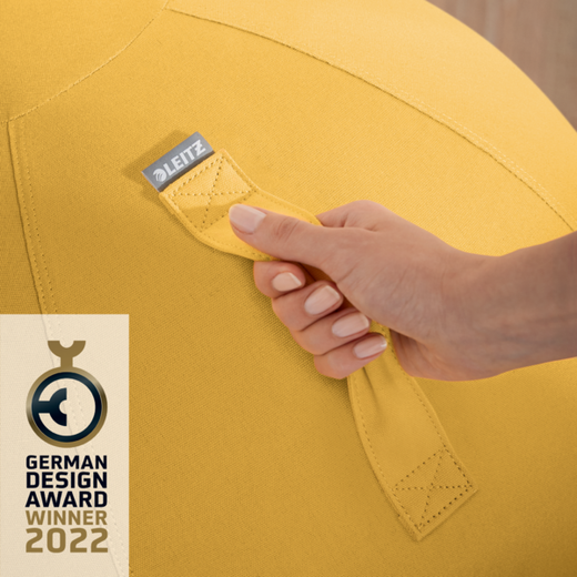 Balón de asiento Active de 65 cm de diámetro Ergo Cosy, amarillo