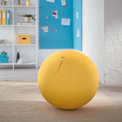 Balón de asiento Active de 65 cm de diámetro Ergo Cosy, amarillo