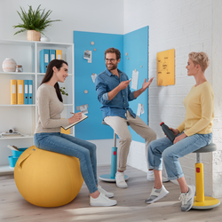 Balón de asiento Active de 65 cm de diámetro Ergo Cosy, azul