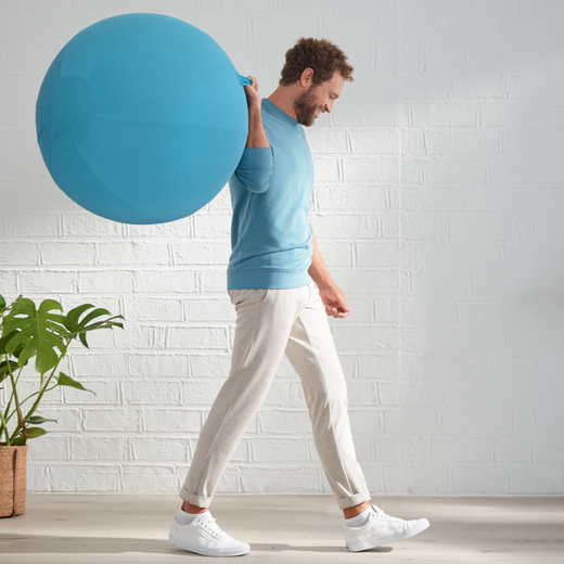 Balón de asiento Active de 65 cm de diámetro Ergo Cosy, azul