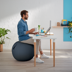 Balón de asiento Active de 65 cm de diámetro Ergo Cosy, gris