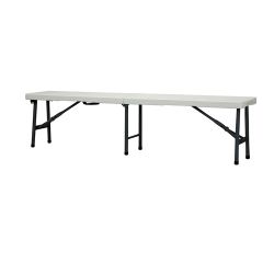 Banco plegable Oskar180bench con sobre plegable tipo maleta
