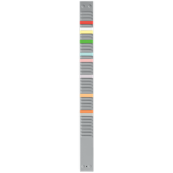 Banda planning NOBO 2mm 40 ranuras