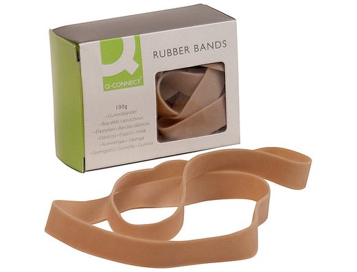 Bandas elasticas q-connect 100 gr 150x10 mm numero 15
