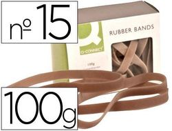 Bandas Elasticas Q-Connect 100 Gr 150X9 mm Numero 15