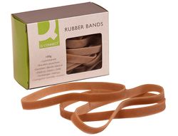 Bandas Elasticas Q-Connect 100 Gr 150X9 mm Numero 15