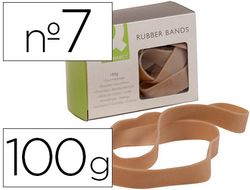 Bandas elasticas q-connect 100 gr 70x5 mm numero 7