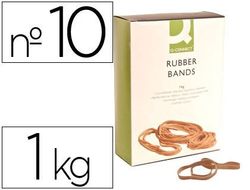 Bandas Elasticas Q-Connect 1000 Gr 100 X 9 mm Numero 10