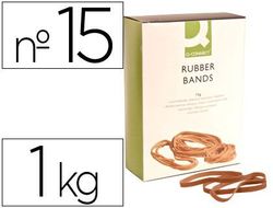 Bandas Elasticas Q-Connect 1000 Gr 150 X 9 mm Numero 15