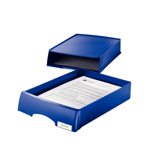 Bandeja-cajón Leitz Plus. Formato A4, azul