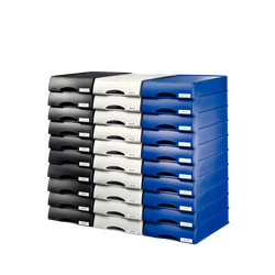 Bandeja-cajón Leitz Plus. Formato A4, azul