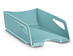 Bandeja de sobremesa cep riviera plastico maxi color verde agua 387x265x115