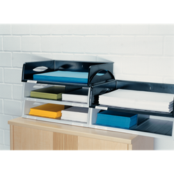 Bandeja Leitz Sorty Jumbo, gris
