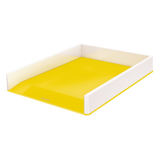 Bandeja Leitz WOW DUAL, amarillo/blanco