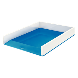 Bandeja Leitz WOW DUAL, azul/blanco